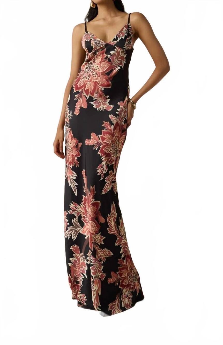 NEW HEMANT & NANDITA johi maxi dress in black